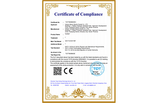 Certificate of Honor