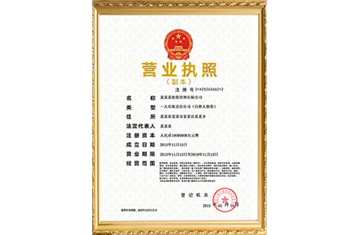 Certificate of Honor